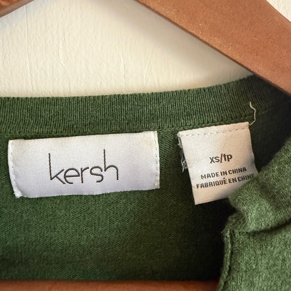 Kersh Women's Classic Green Cardigan - Picture 2 of 5
